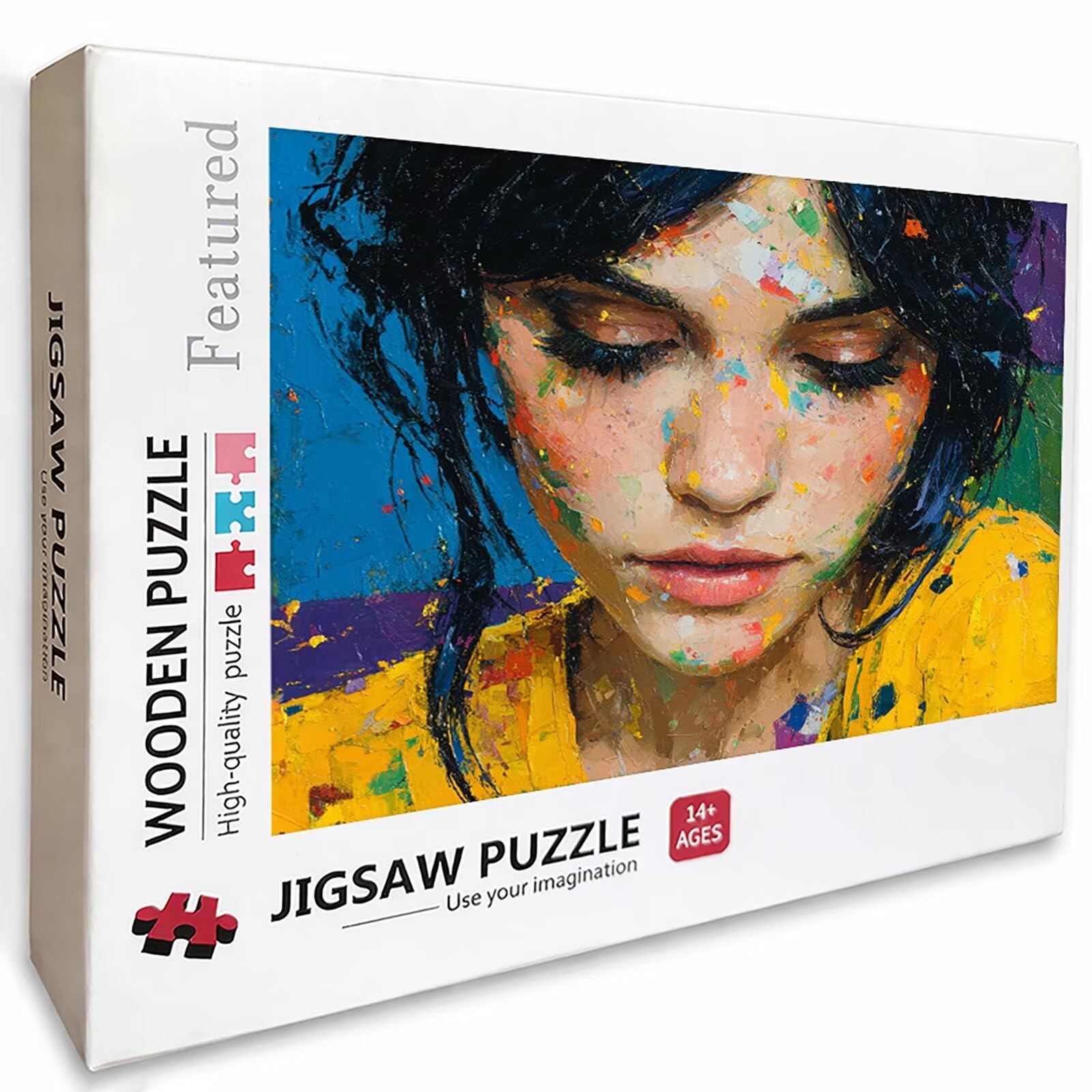 Puzzle 2000 elementów dla dorosłych, żółte, drewniane puzzle, 99 x 71 cm, części ściśle do siebie pasują, dla mężczyzn kobiet starszych seniorów, relaks i odstresowanie, prezenty, dekoracja ścienna