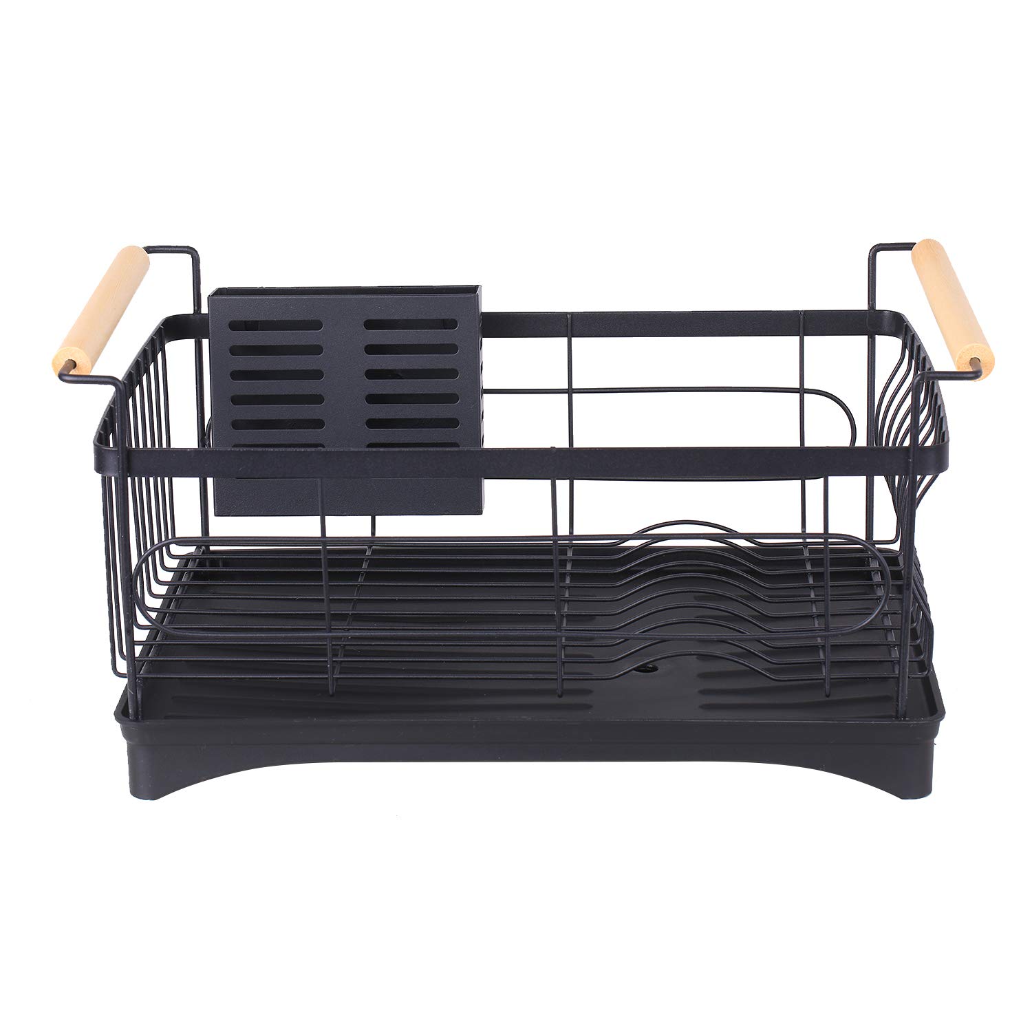 Dioche Estante para Platos Estante para Platos de Acero Inoxidable - de Secado para Fregadero de Cocina y Escurridor de Cubiertos, Organizador de Gran Capacidad con Drenaje Automático y Jaula para