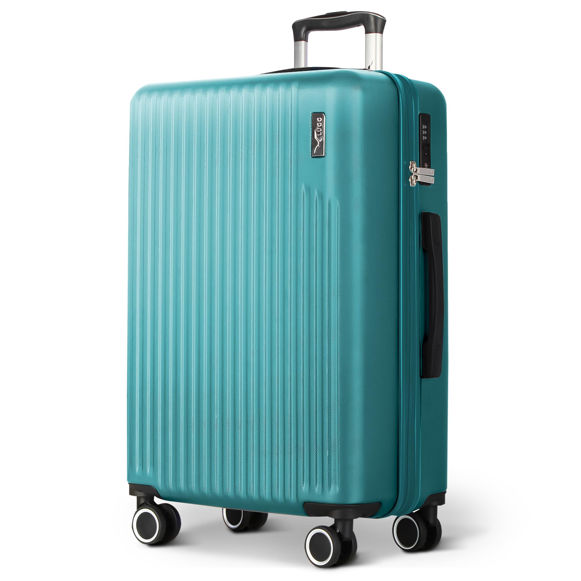 LUGG 20inch Vacay Suitcase ABS Luggage with TSA Indent Lock, Aluminium Trolley Handle, 360° Spinner Wheels, Water-Resistant & Durable Material - Airline Compatible (55 x 23 x 35cm) — view 31