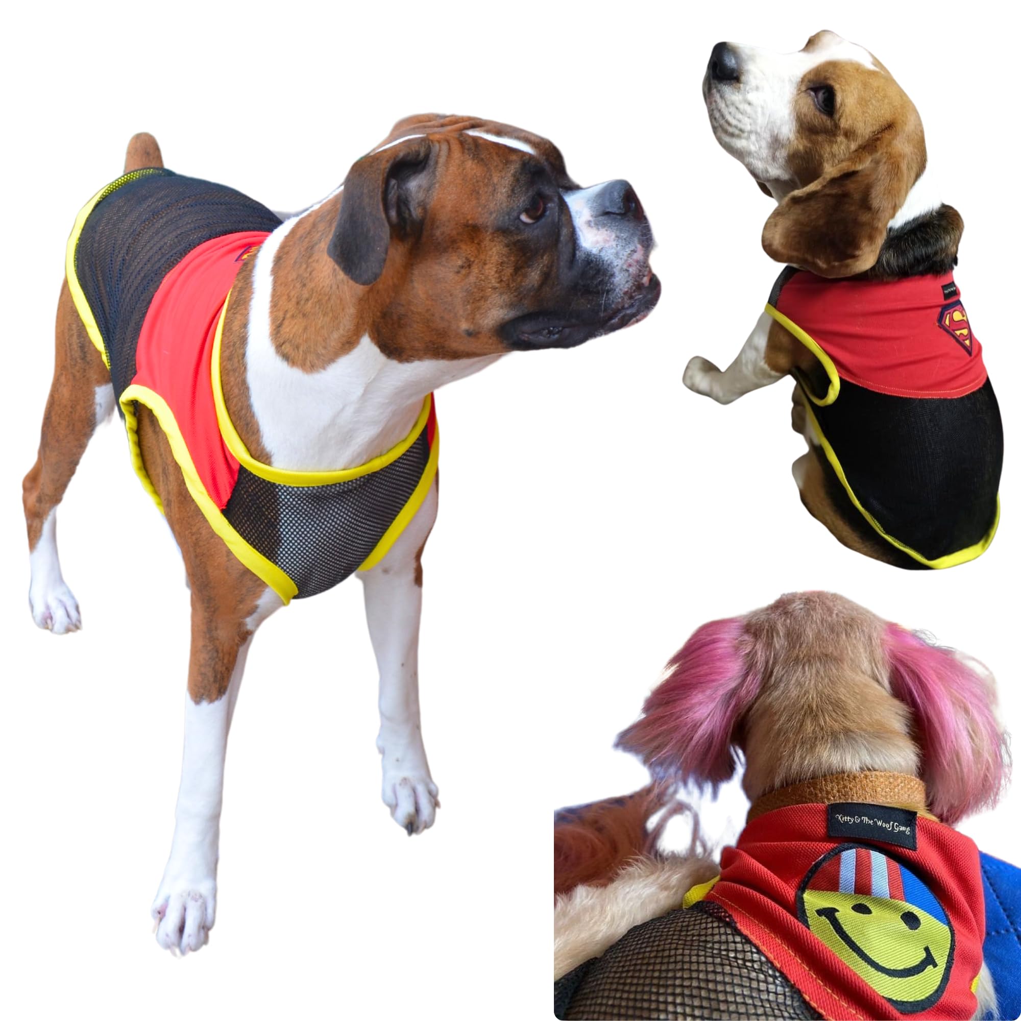 Kitty & The Woof Gang T-Shirt for Dogs & Cats | Sleeveless Muscle Tee Sando Vest Tank for Dogs & Cats | for small, medium, large dog & cat | puppy dress | pet apparel | Round neck dog t-shirt XXL-22 (B08X6VVFWS) Amazon Price History, Amazon Price Tracker