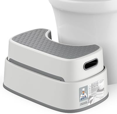 Original Bathroom Toilet Stool 7-inch - Image 1