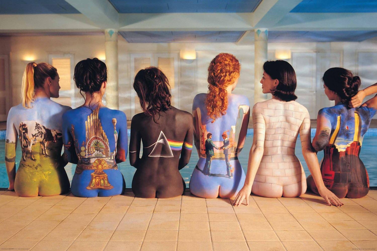 NMR 9098 Pink Floyd Back Art Decorative Poster