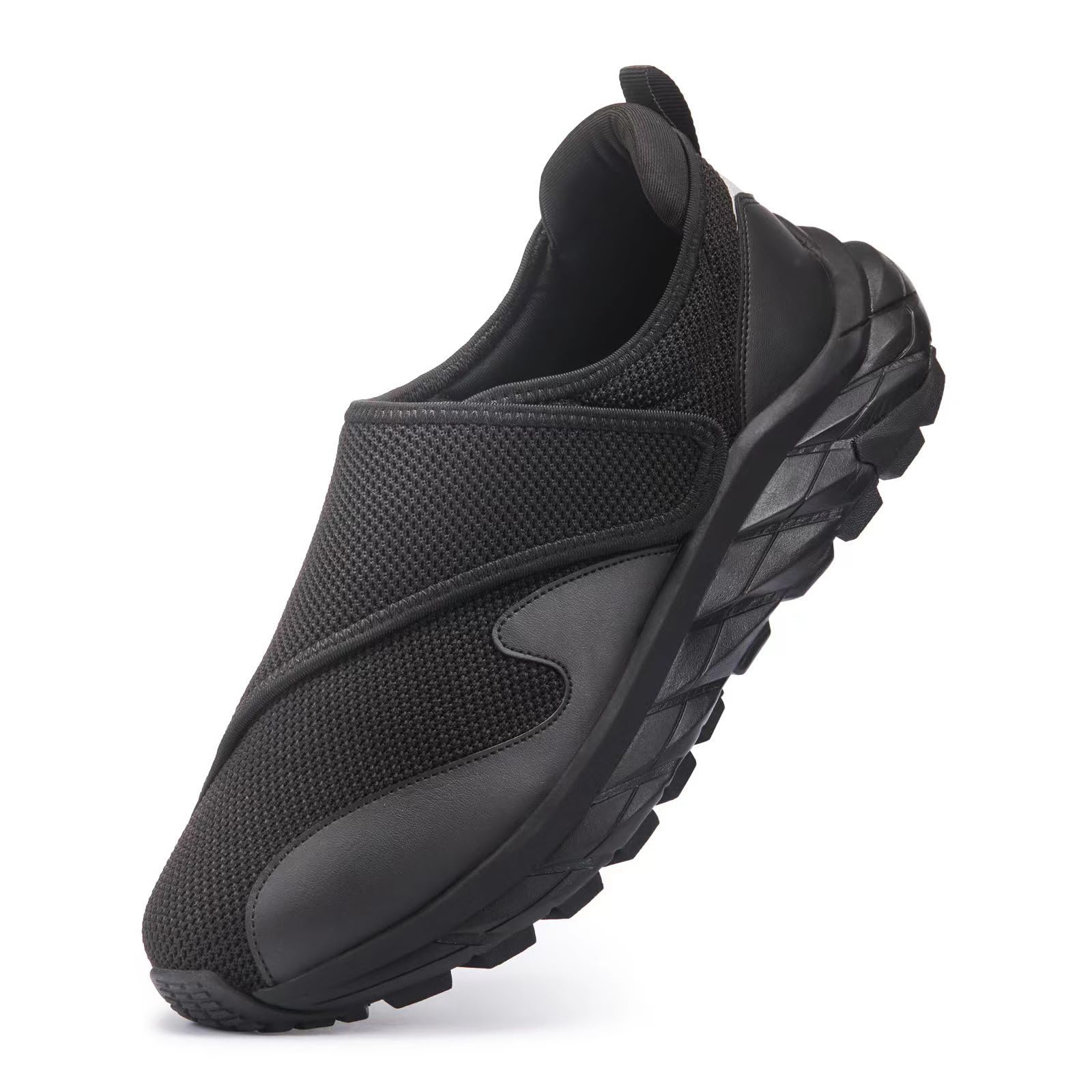 Men Diabetic Shoes Wide Width Shoes with Adjustable Closure for Swollen  Feet Non-Slip Air Cushion Bottom Sneakers