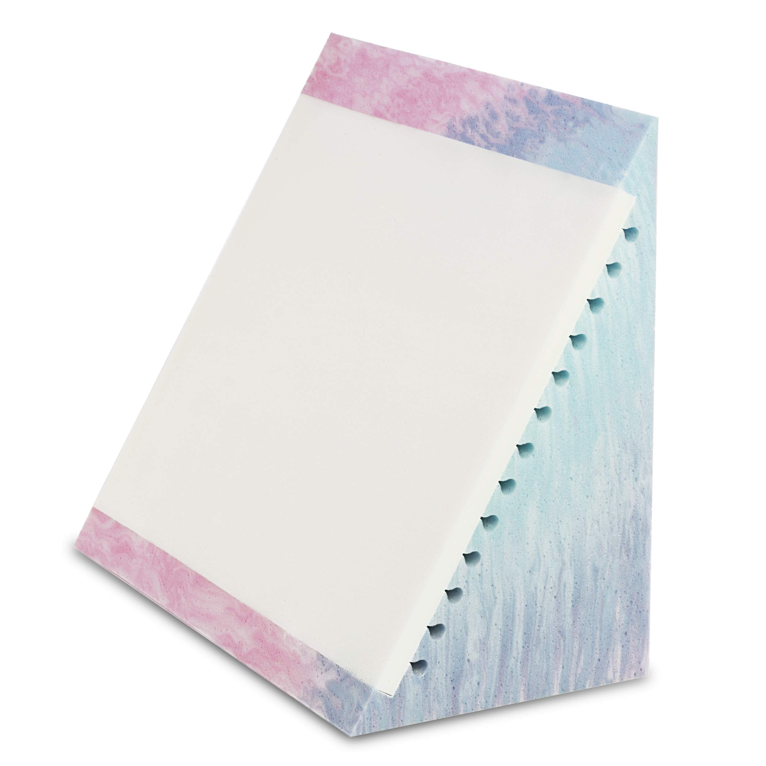 Badum - Cuscino per La Schiena - Cuscino A Cuneo per Letto - 60x50x30 Cm - con Strato di Memory Foam, Rivestimento Sfoderabile E Lavabile - Cuneo per Materasso, Cuscino Ergonomico - Grigio