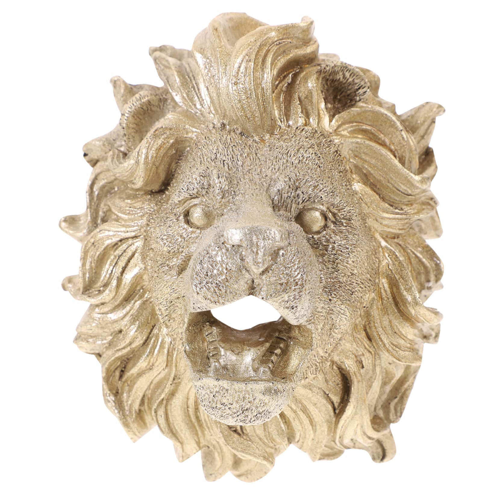 Ugello per Fontana da Parete Testa di Leone in Resina Resistente per Decorazione Giardino Esterno e Laghetto Montaggio Semplice e Sostituzione Facile
