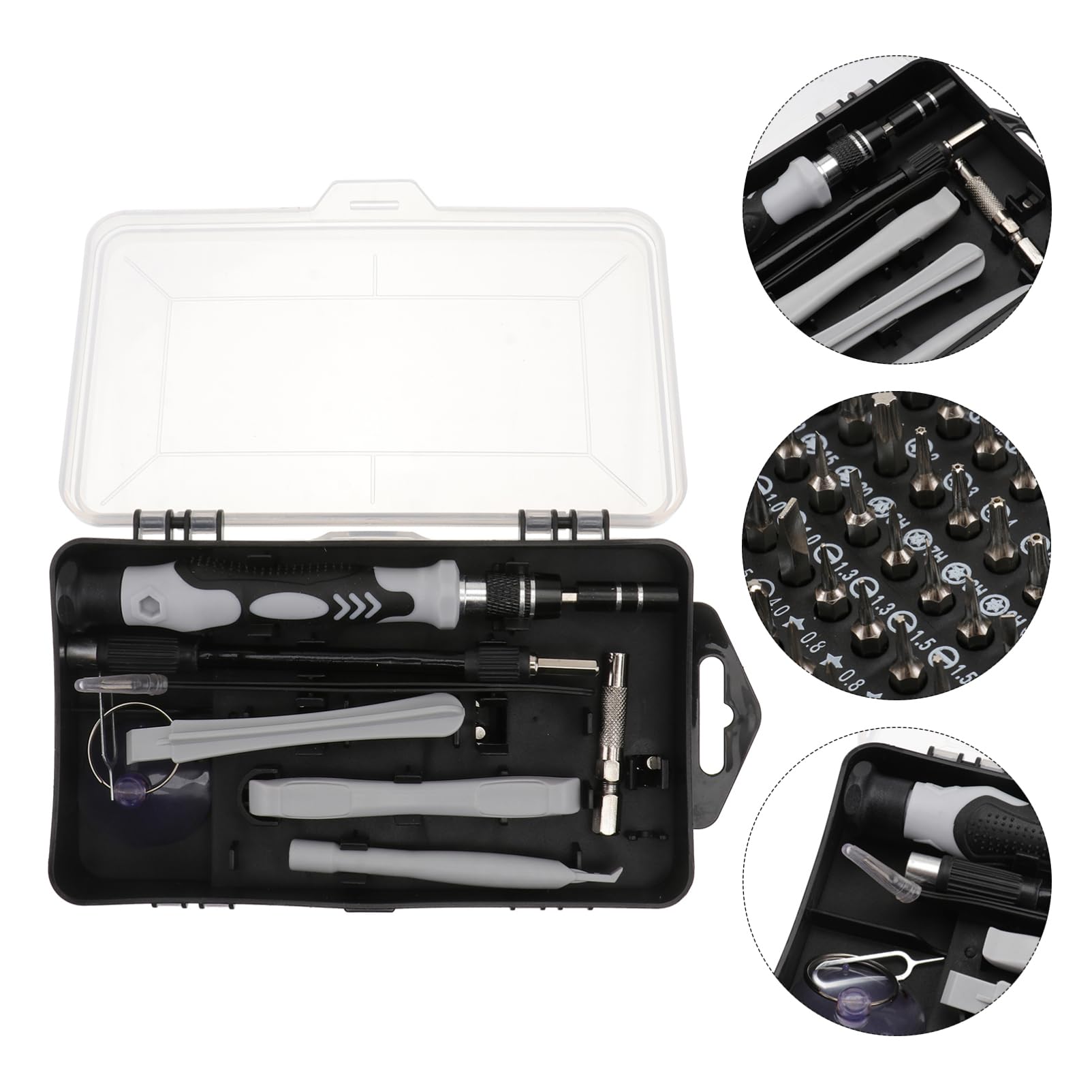 Kit Riparazione Smartphone 115 in 1 in Acciaio al Cromo Vanadio | Nero, per Tablet PC e Telefono, Set Professionale Leggero e Facile da Trasportare Colore Casuale