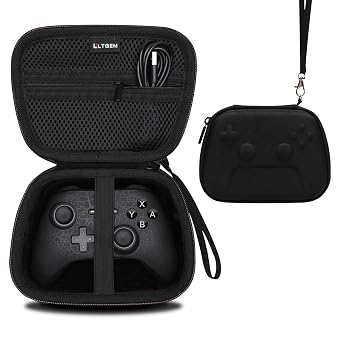 حالة وحدة تحكم LTGEM متوافقة مع Xbox Core/Xbox Elite Series 2 Core/PlayStation DualSense/GameSir G7 SE/PowerA Gaming Controller، أسود