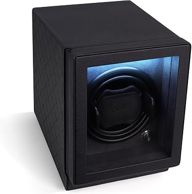 Heiden Single Watch Winder, Automatic Watch Winder for Automatic Watches, Natural Swing Motion Watch Winder, Compatible with Rolex Alta
