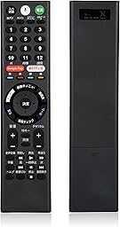 テレビリモコン fits for ソニー RMF-TX200J RMF-TX210J RMF-TX211J RMF-TX300J 音声機能付き ソニー ブラビア テレビ リモコン BRAVIA KJ43X8000EB KJ43X8000ES KJ-55X8500D KJ-49X8000EB KJ-55X8500Dなど 交換リモコン