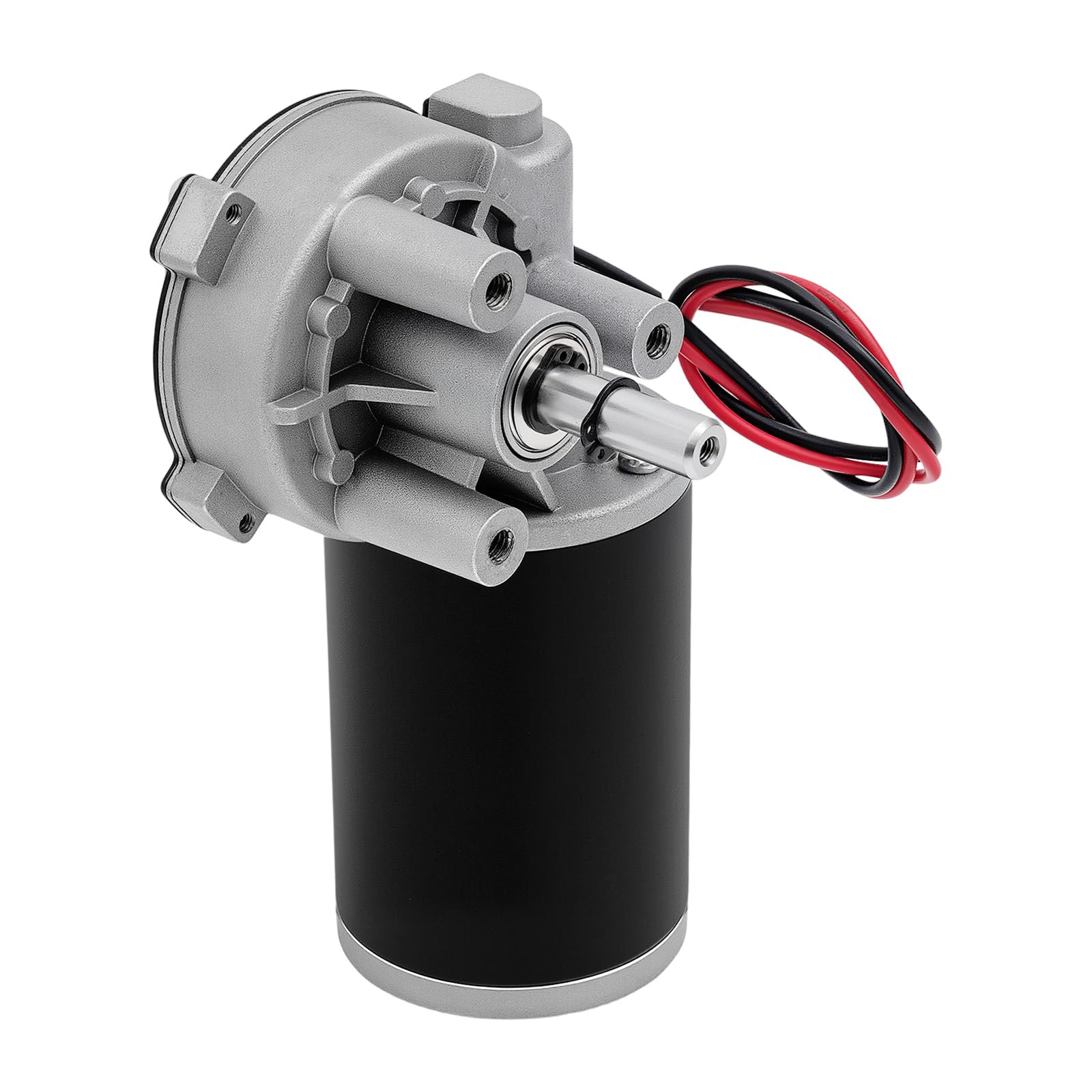 Motor de engranaje CC 45 W 24 V CC motor de tornillo sin fin | Velocidad nominal: 160 ± 20 rpm con alto par – Motor de corriente continua para puertas automáticas, transportadores, industria y