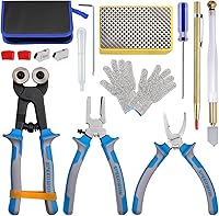 Vista 9 de SPEEDWOX Alicates Grozer Breaker de 6 pulgadas - Alicates profesionales para romper y reventar para trabajos de vidrieras