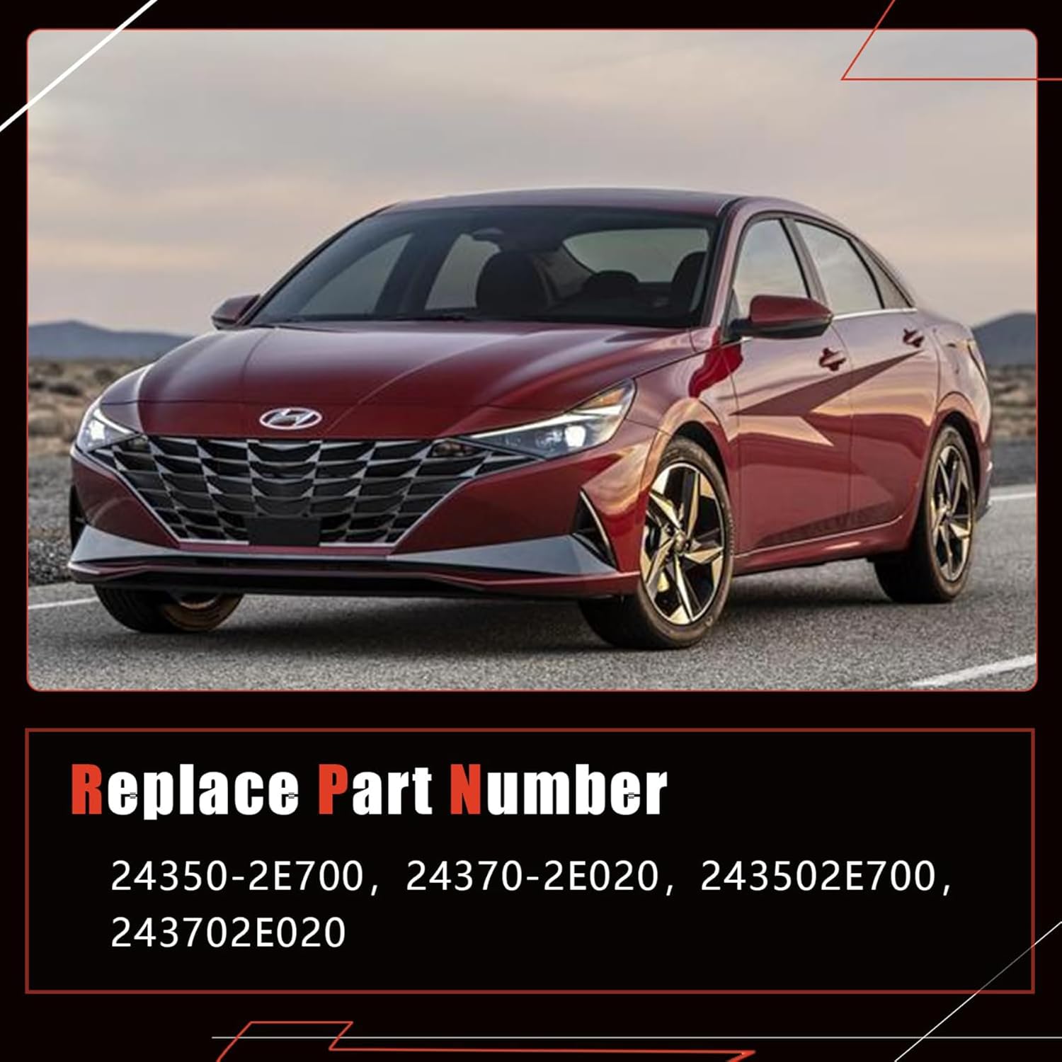 AUCERAMIC 243502E700 243702E020 Engine Timing CVVT Camshaft Sprocket Fit for Hyundai Elantra Sedan 2017-2020/Kona 2018-2021/Veloster 2019-2021,for Kia Soul 2020-2022/Forte 5 Hatchback 2.0L Non-Turbo