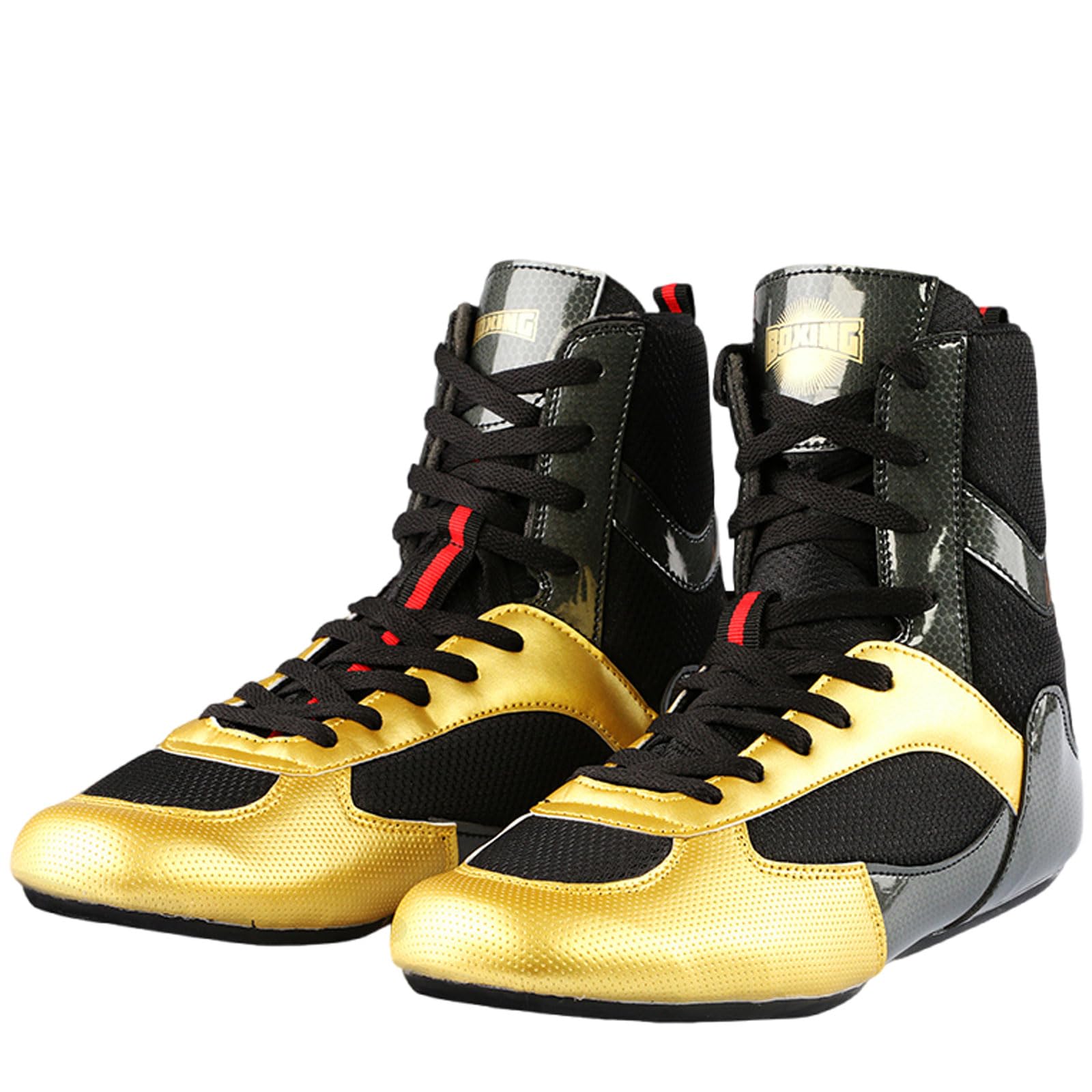 Scarpe da Boxe,Stivali da Boxe,Scarpe da Wrestling,Scarpette da Allenamento,Bodybuilding Shoes,Unisex,durevoli,Traspiranti,Comfort,Antiscivolo,Hot,per Taekwondo,Arti Marziali,box,giovanili