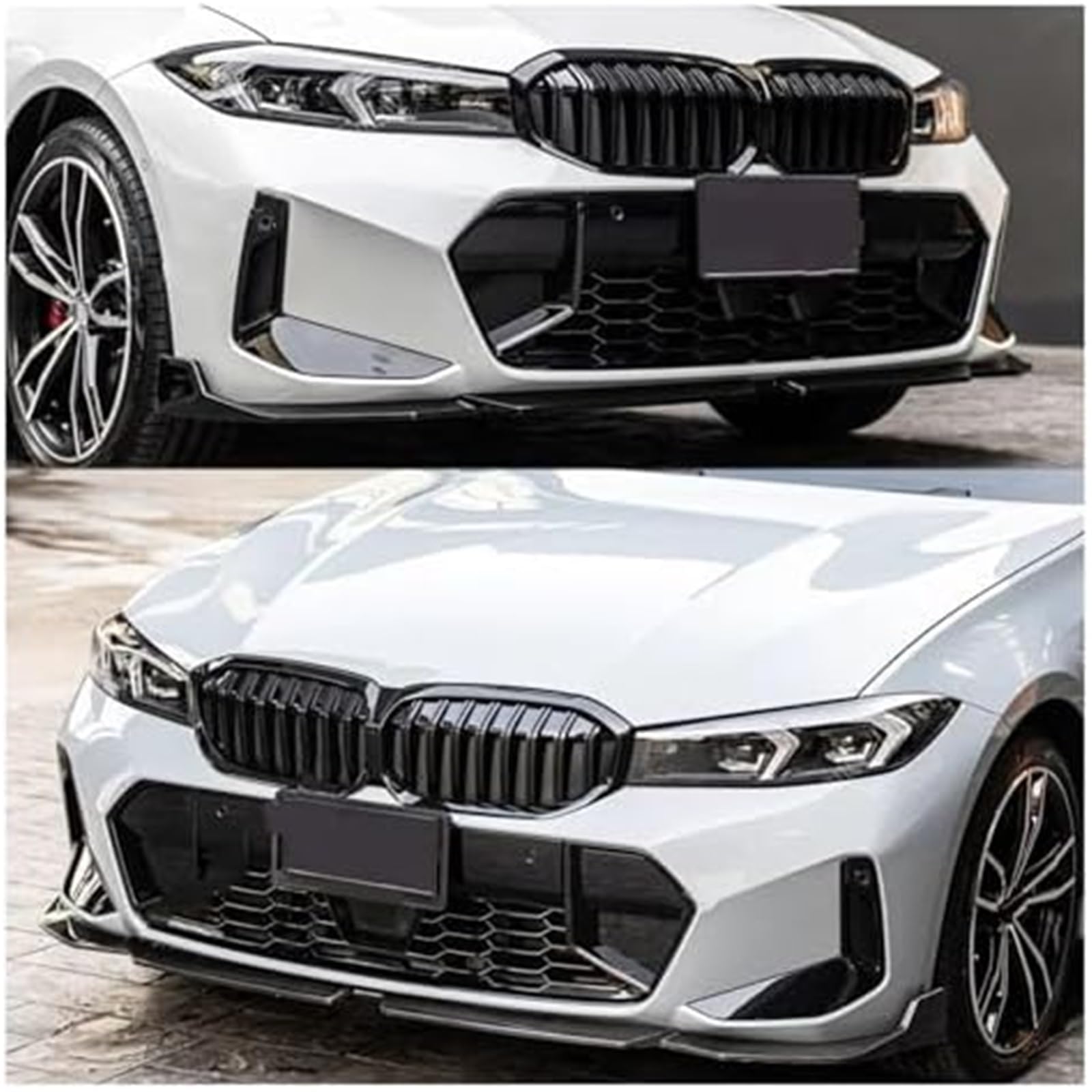 Splitter, dla dla BMW, G20 G21 Lci Przedni zderzak Splitter
