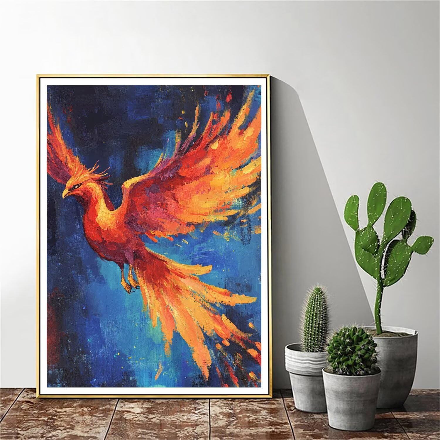 Malowanie po numerach, ptak po numerach, dla dorosłych, Phoenix, malowanie według numerów dla dorosłych, rękodzieło, malowanie według numerów dzieci, obraz olejny, akrylowy pigment, rysunek lakieru