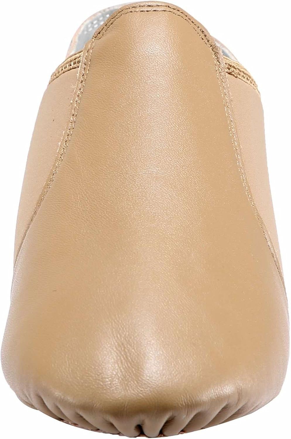 Miniatura 2 de Dynadans Zapato de jazz sin cordones superior de cuero para mujer, Negro