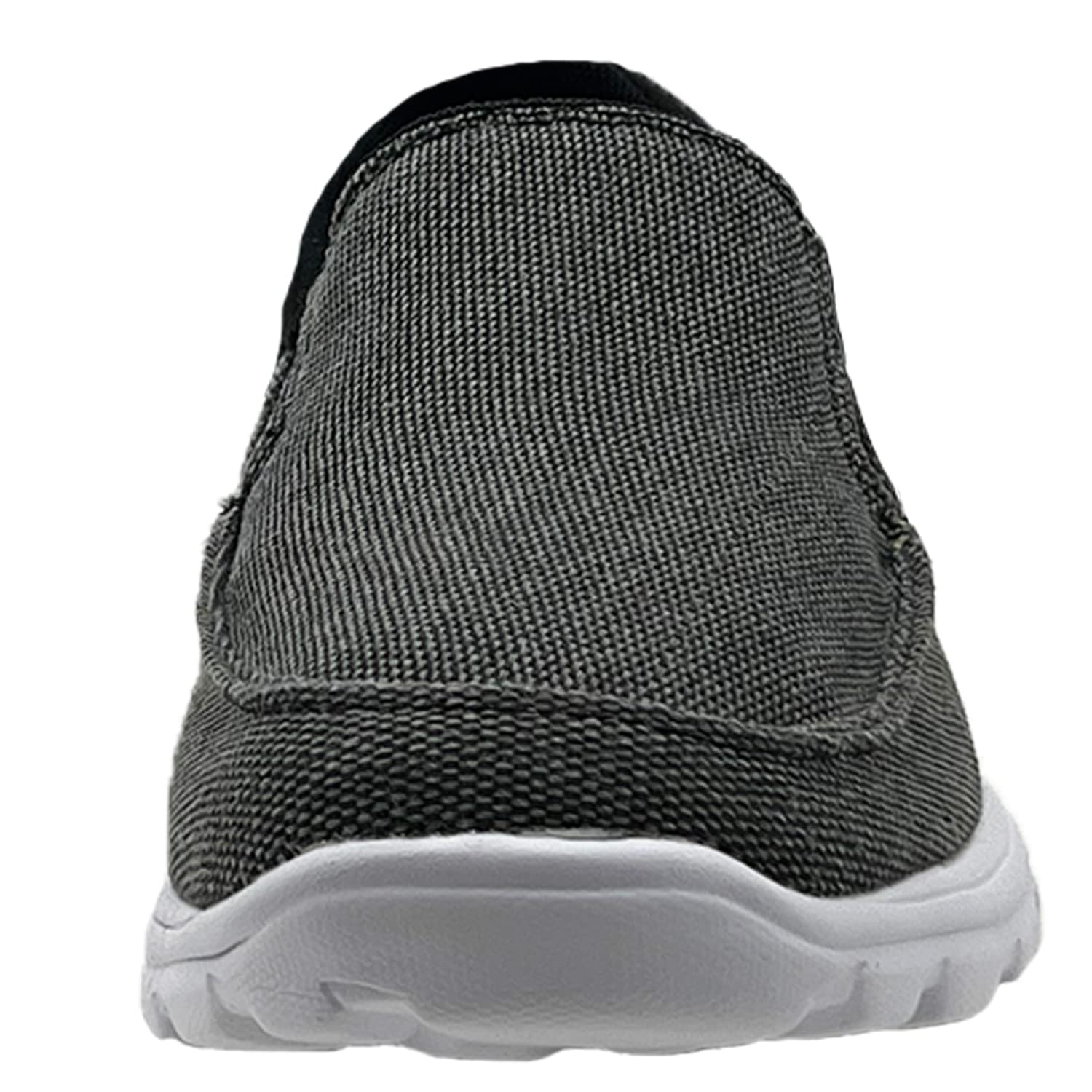 ChayChax Scarpe da Barca Uomo Comode Scarpe da Ginnastica Basse Slip On Loafer Mocassini Leggera Canvas Sneaker