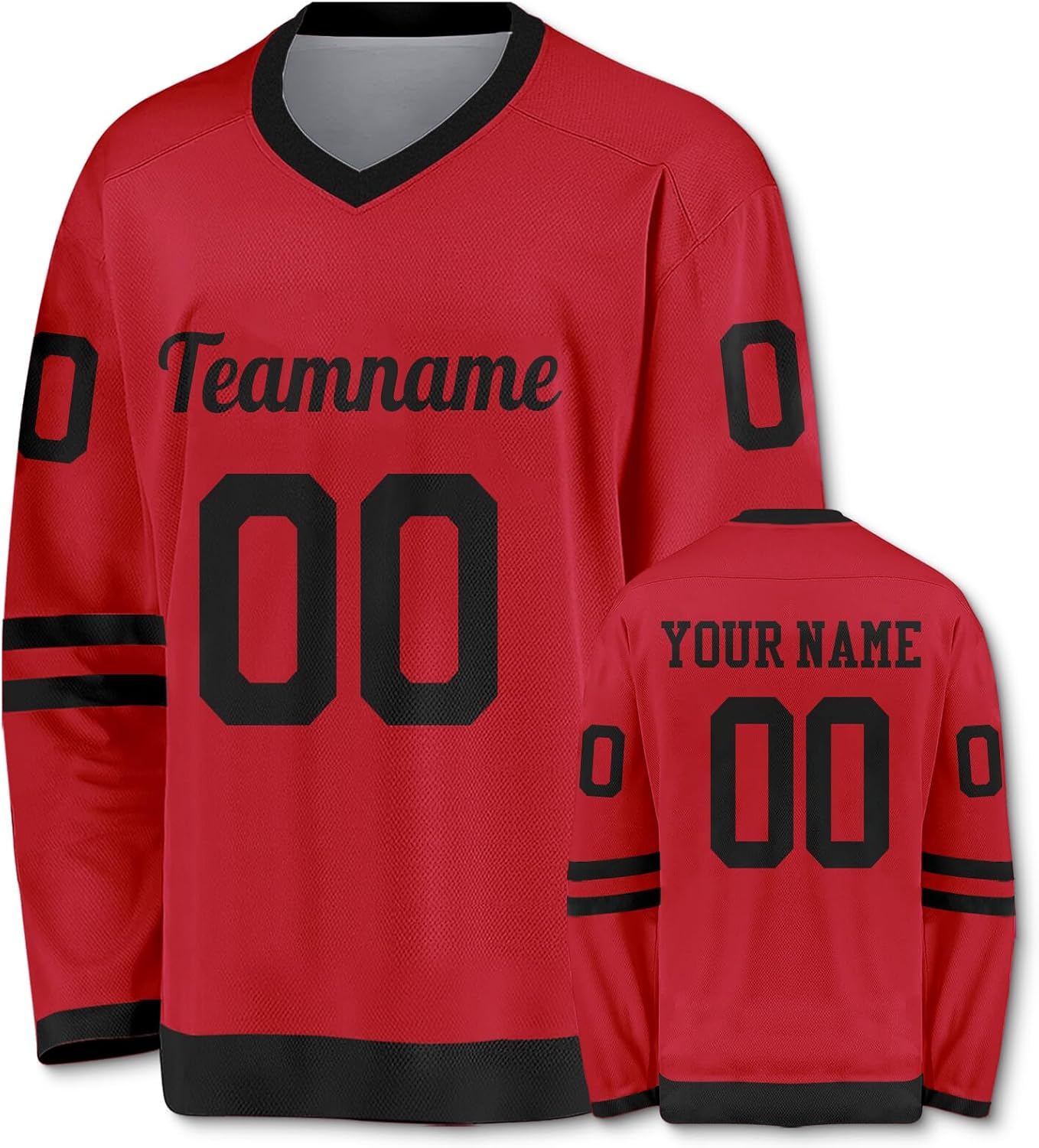Custom Ice Hockey Jersey Hip Hop Personalized Name Number Stitched Printed Sports Uniform Gift for Men Women Youth Kid