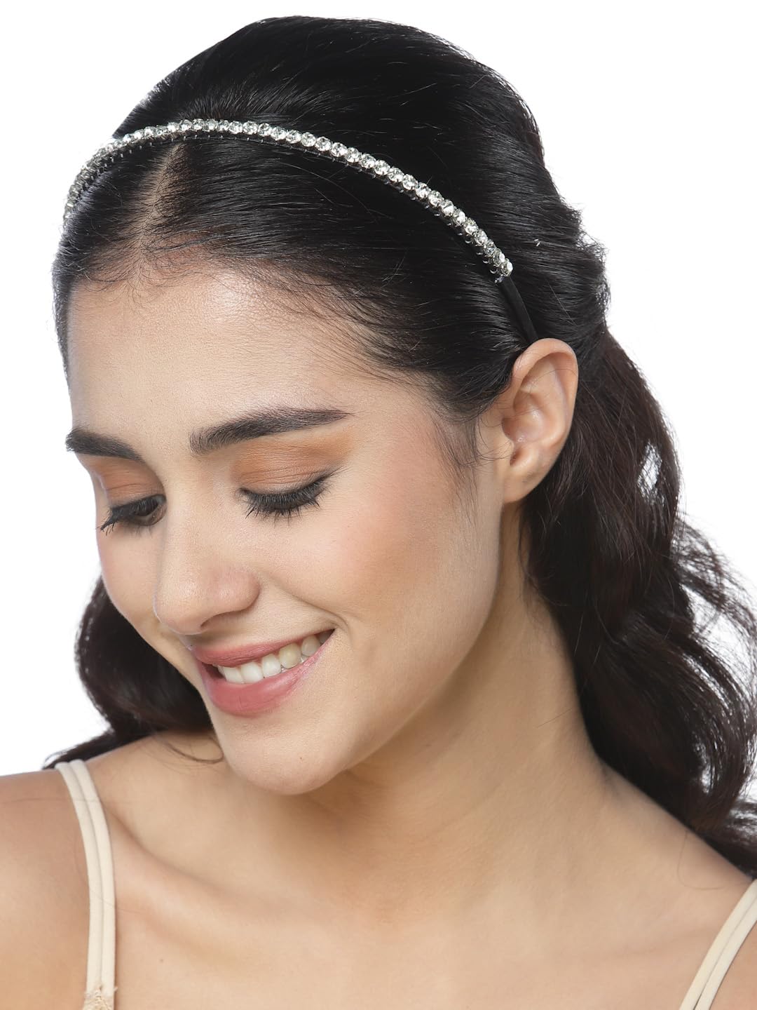 Vogue Hair Accessories Silver Fancy Party Wedding Bridal Hairband Headband Hair Accessories for Women and Girls (B0D1G4FZDZ) Amazon Price History, Amazon Price Tracker