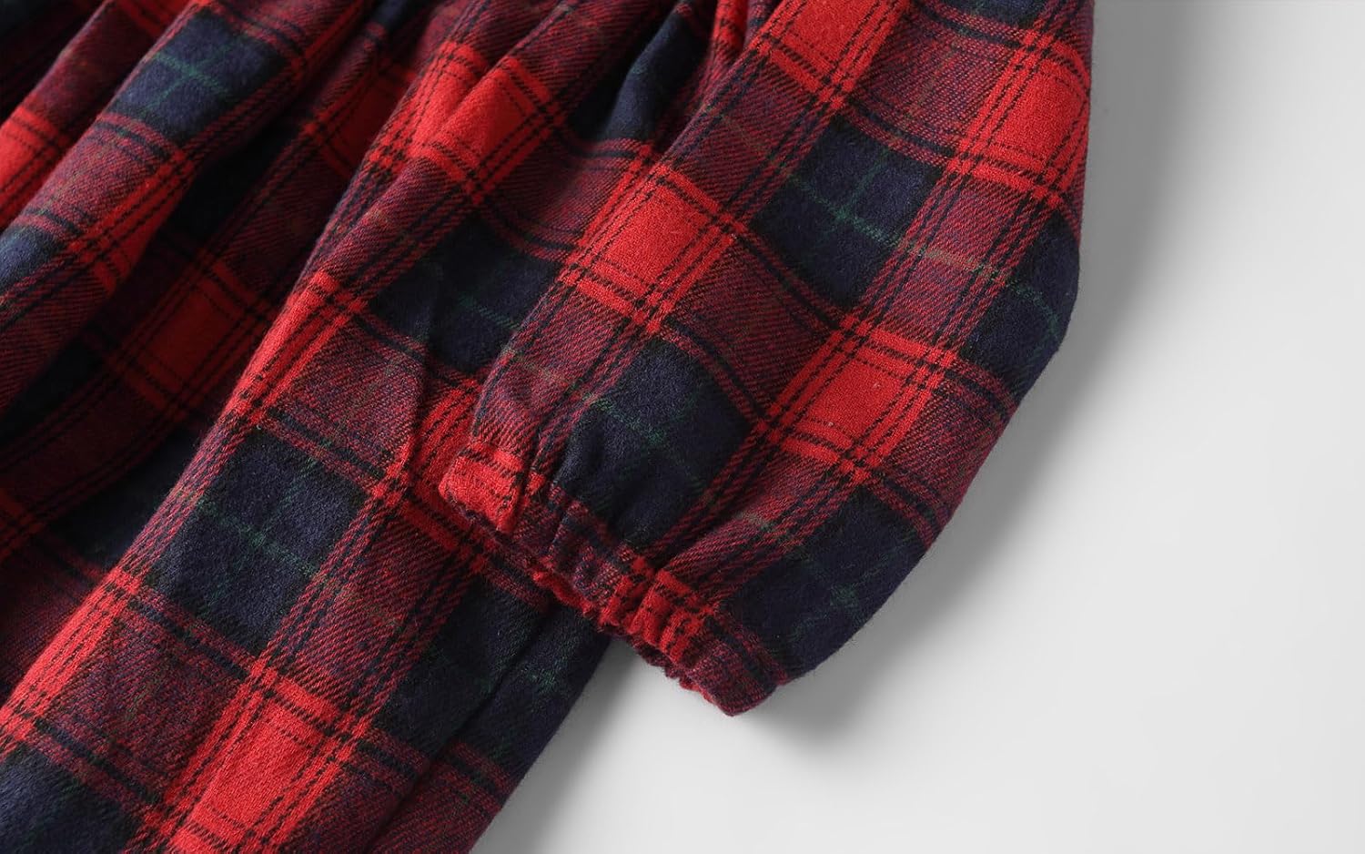 Mud Kingdom Little Girls Christmas Shirt Dress Buffalo Check Long Sleeve Button Down Plaid Princess Dress - Image 6