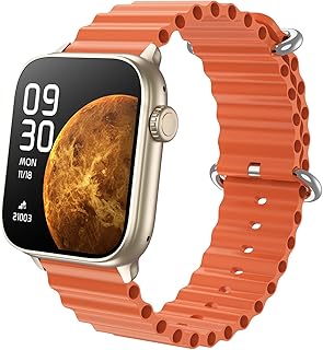 Muzaria Smart Watch, Fitness Watch with Make/Answer Calls & Voice Assistant, Fitness Tracker with Heart Rate, Blood Oxygen, Sleep Monitor, 1.83" Touch Screen Waterproof Smartwatch for Women Men