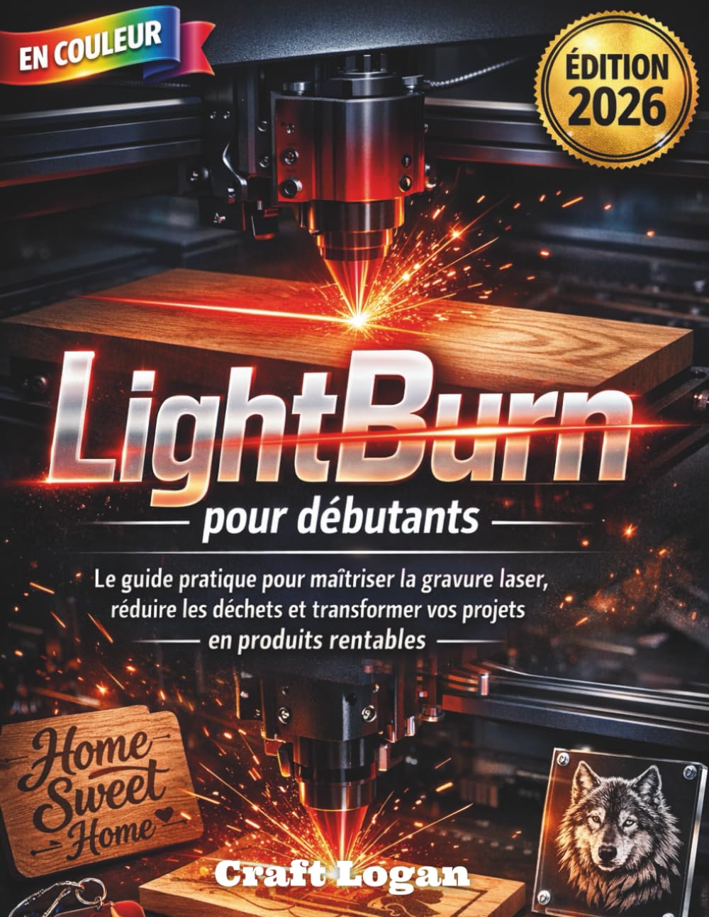 LightBurn pour débutants: Le guide pratique pour maîtriser la gravure laser, réduire les déchets et transformer vos projets en produits rentables