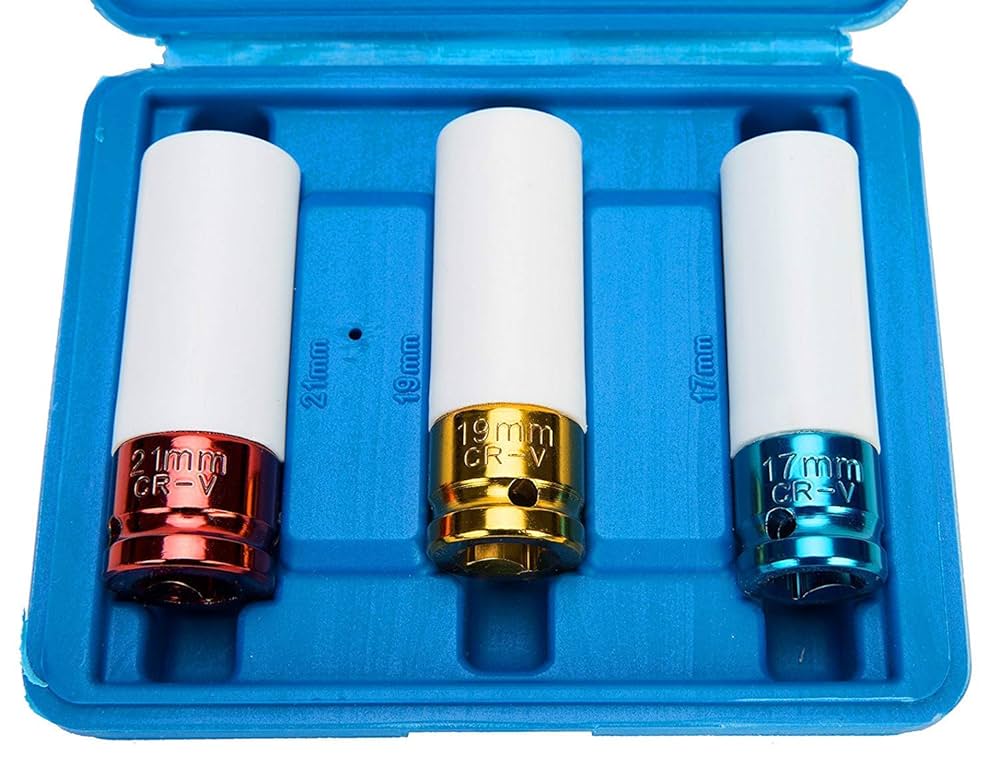 Amazon.co.jp: 8MILELAKE3本セットソケットレンチセット17 19