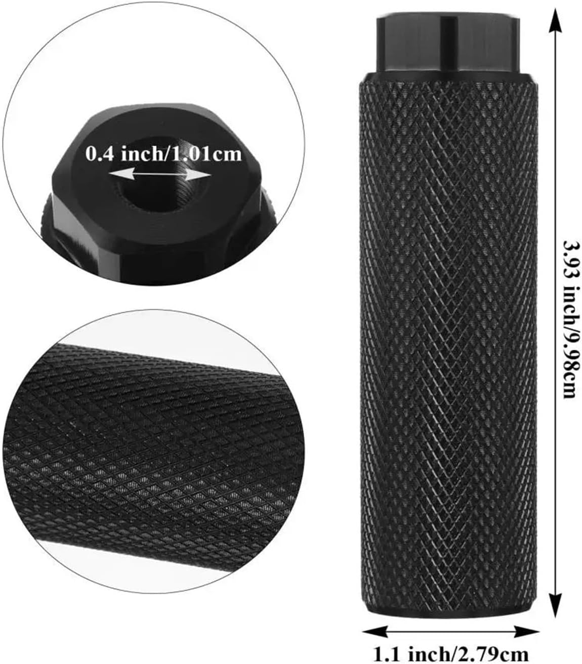 Bike Pegs Bike Pegs Aluminum Alloy Anti Skid Lead Foot for BMX Fit 3/8'' Axle Bicycle Accessories