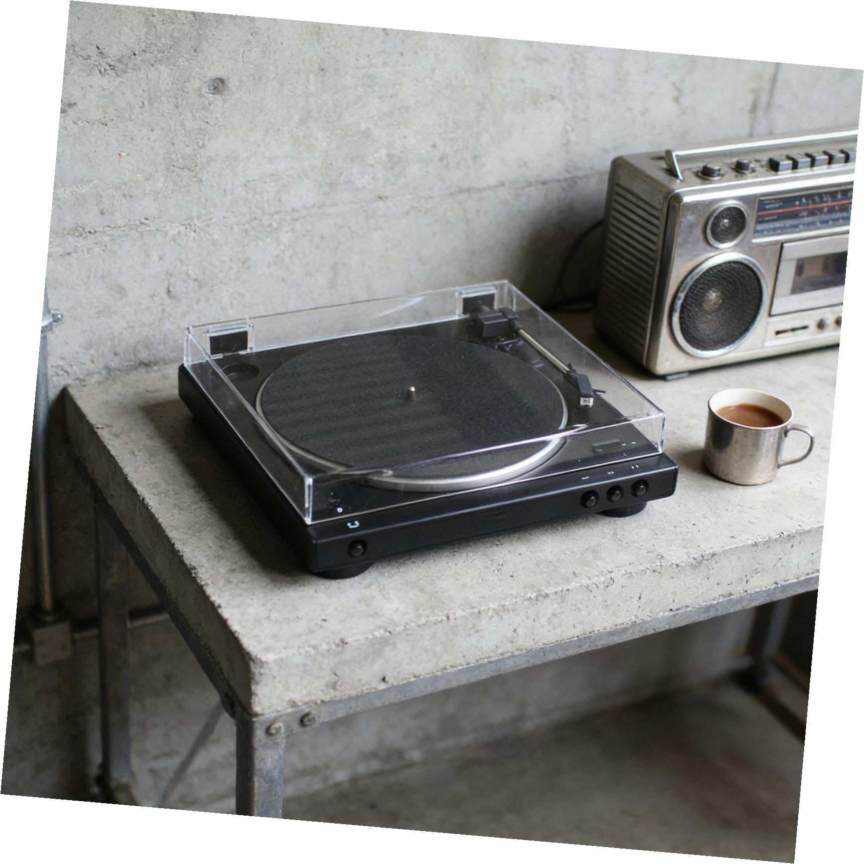 SUPVOX Copertura Protettiva Trasparente per Giradischi in Vinile Antipolvere e Antigraffio per Stereo Audio Compatibile con Audio-technica At-lpx