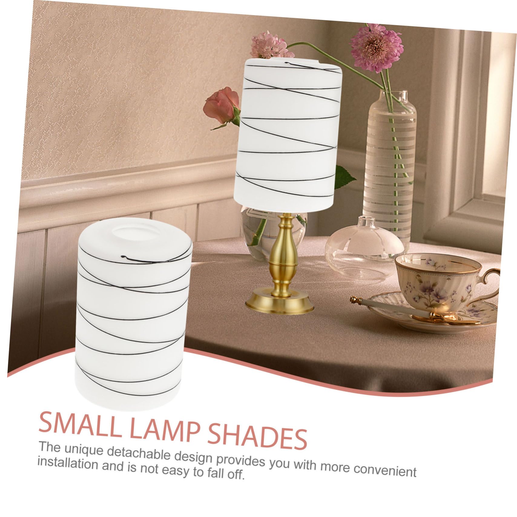 SHINEOFI 2 szt Nowoczesne Szklane Klosze Walcowe Do Opraw Osłony Lamp Wiszących i Kinkietów Transparentne Klosze Do Żyrandoli Łatwy Montaż Eleganckie Akcesoria Oświetleniowe