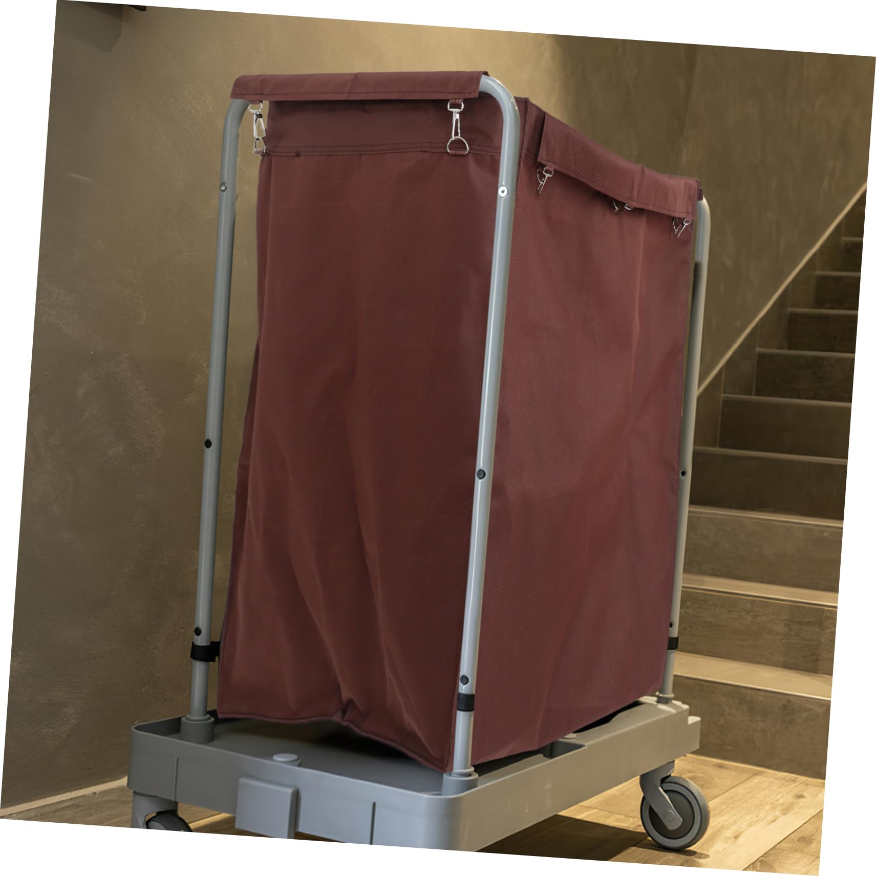Hohopeti Ersatzbeutel Für Wäschewagen Aus Oxford Gewebe Wäschebeutel Organizer Tasche Für Reinigungs Und Müllwagen Mit Großzügigem Stauraum