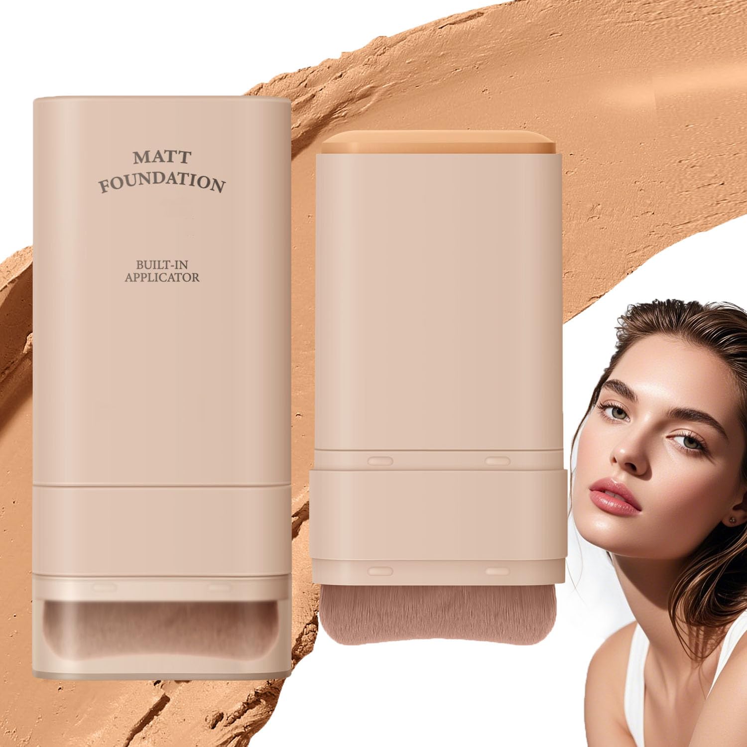 Amazon.com : VV Foundation Stick, VV Double Head Foundation Make