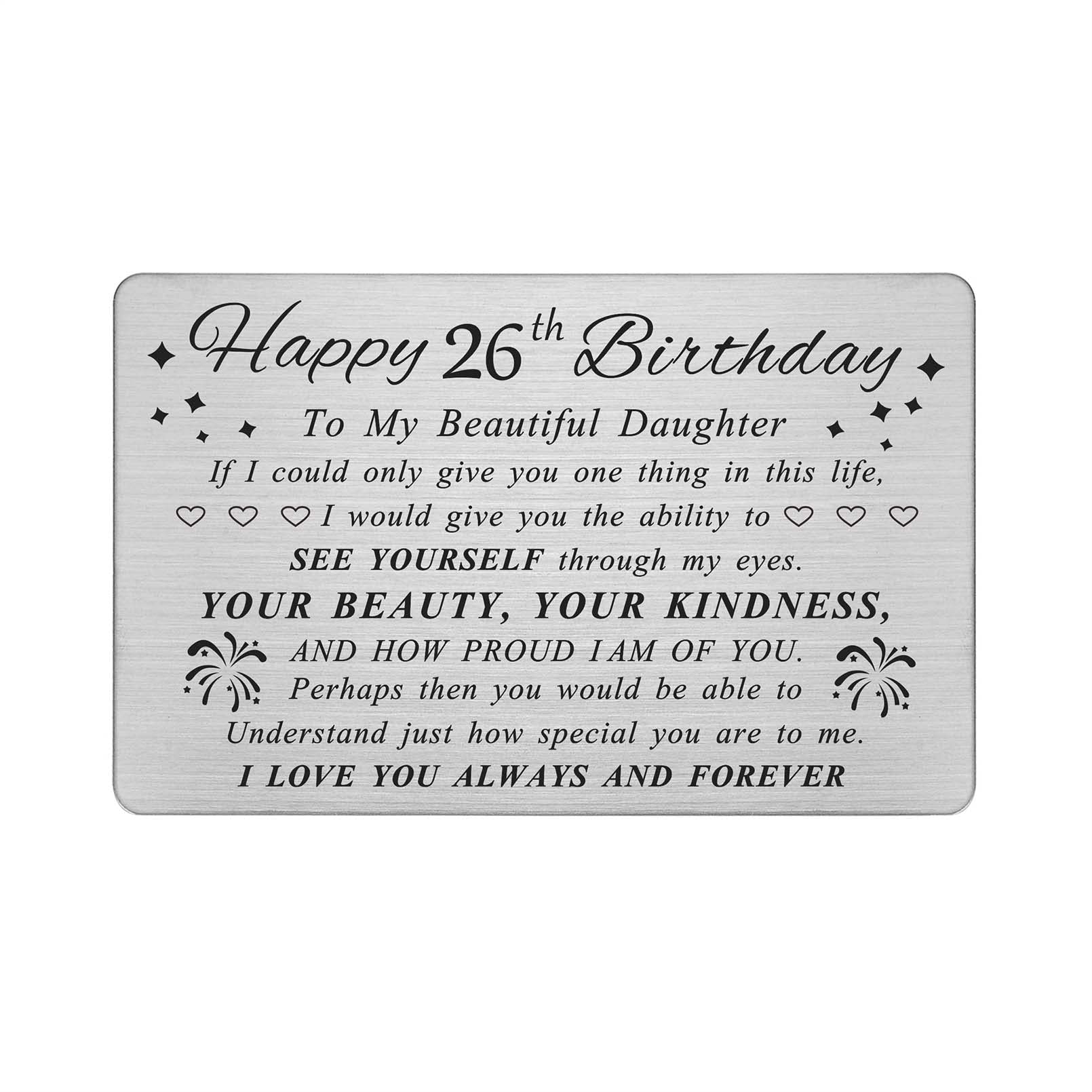 Old English Co. - Biglietto Di Auguri Di Compleanno Per Figlia Speciale Per  Lei U2013 Biglietto Di, image size:1610x1610