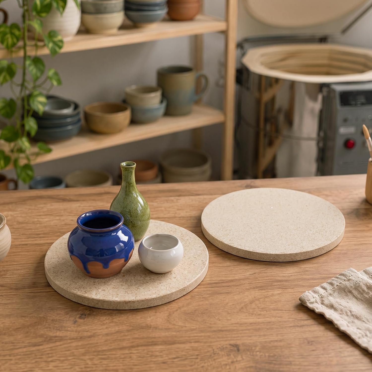 ElaraBerry 7 x 0.5 Inch 2 Pack Round Kiln Shelf Fires up to 2280°f