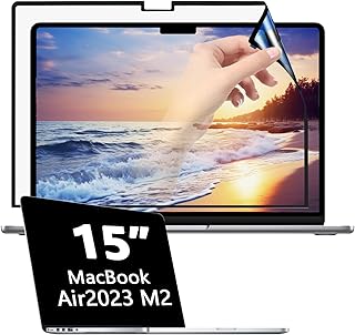 Macbook Air 15 inch Privacy Screen Protector (2023, M2, A2941), Removable Privacy Screen Filter for New MacBook Pro 15.3 Inch Laptop Privacy Screen, Anti Spy/Anti Blue Light/Anti-Glare