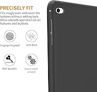 Vista 7 de Carcasa para iPad Mini 4, DTTO, antirraspones, ultradelgado, liviano, con autoencendido y autoapagado, cubierta con soporte de triple doblado