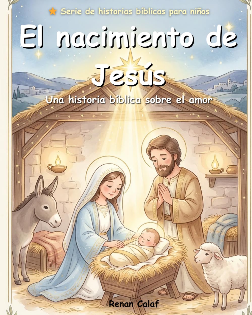 El Nacimiento de Jesús: Una historia bíblica para niños sobre el nacimiento de Cristo: lectura fácil para niños