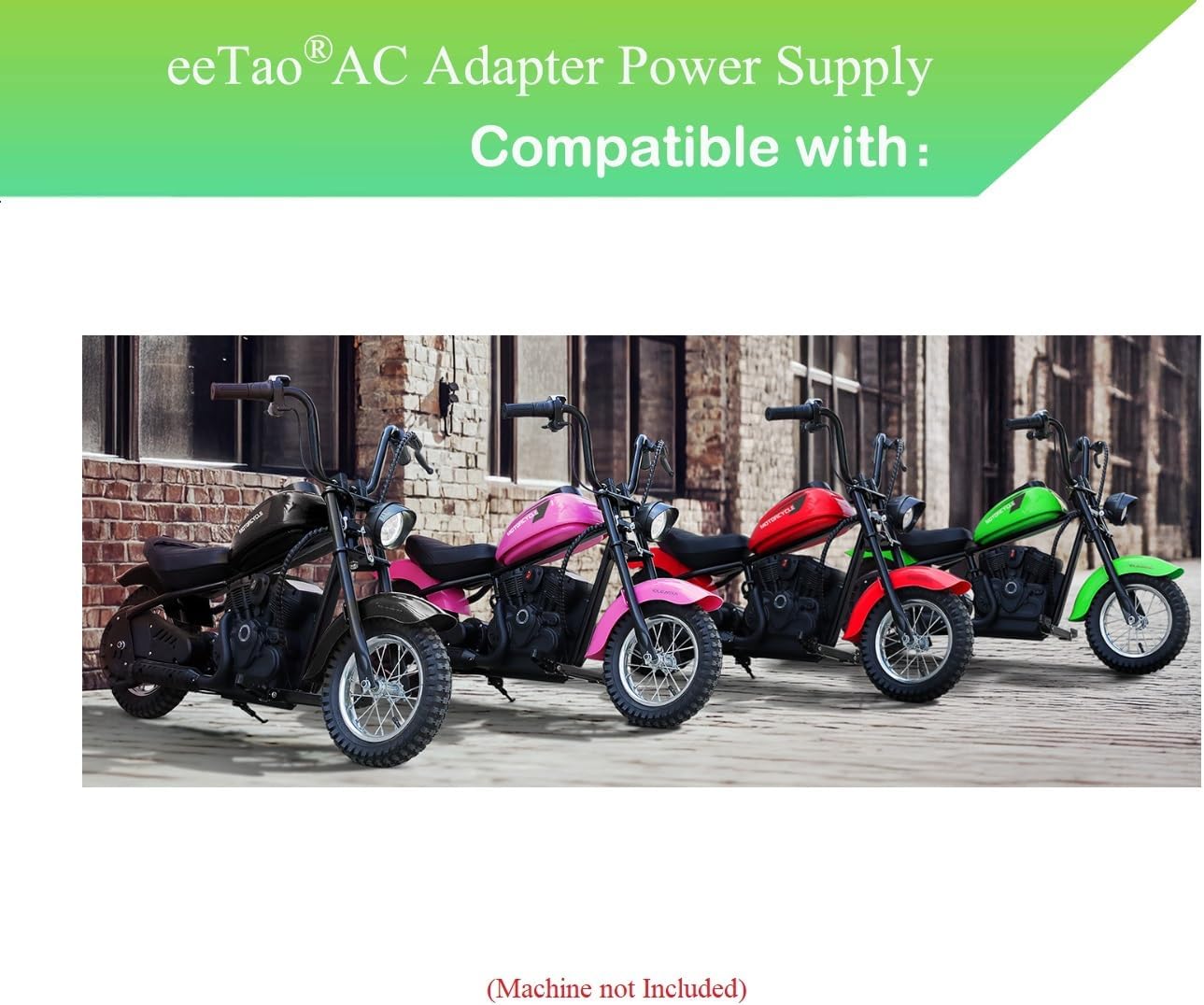 AC/DC Adapter Replacement Charger Compatible with ELEMARA Electric Dirt 350W Motor 24V 9Ah Battery Power Supply Cable Cord