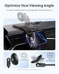 Anker Nano Detachable Car Mount, 360° Adjustable Car Phone Holder with Bracket and Magnetic Ring, for iPhone 16/15/14/13/12 Series, Samsung, and More (Magnetic Mount Only, Does Not Support Charging)