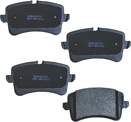 Vista 376 de Bendix Premium SBM8 - Pastillas de freno semimetálicas Premium para modelos seleccionados Buick Special, Camaro, Corvette, Phaeton, Olds F85, Vista