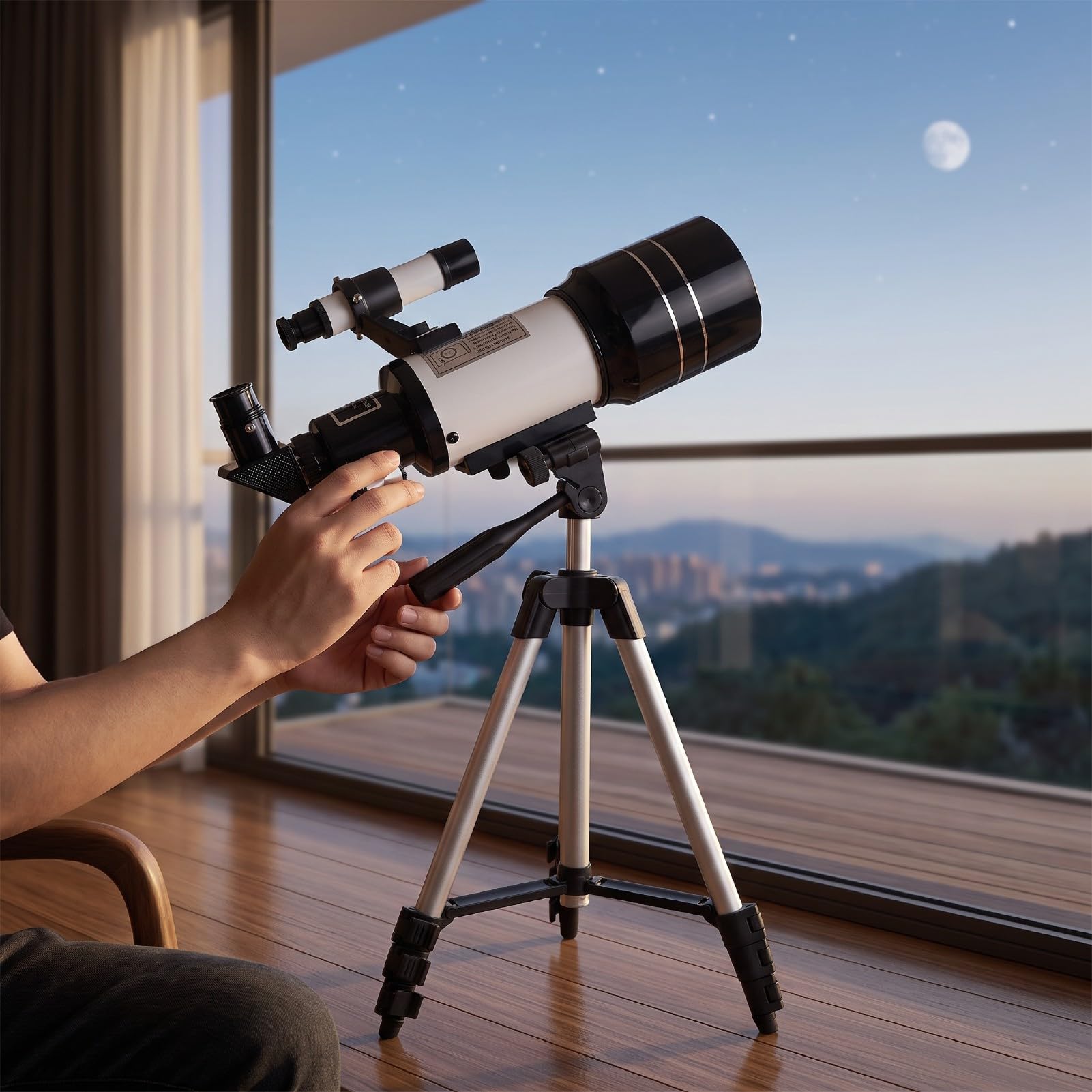 Telescopio Astronomico Apertura 70 Mm Lunghezza Focale 300 Mm
