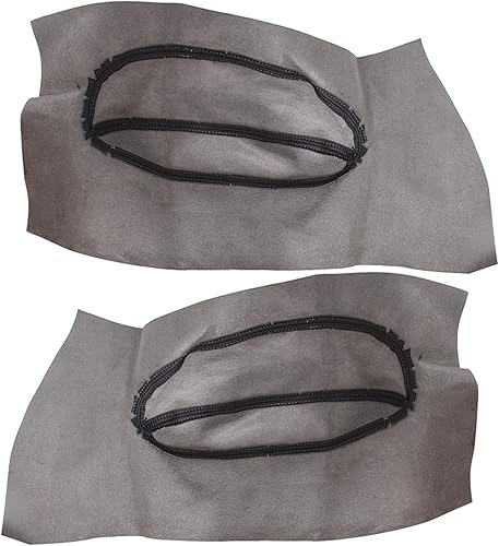 Miniatura 5 de munirater 2 piezas de repuesto de tarjetas de inserción de cuero negro para Beetle 1998-2010