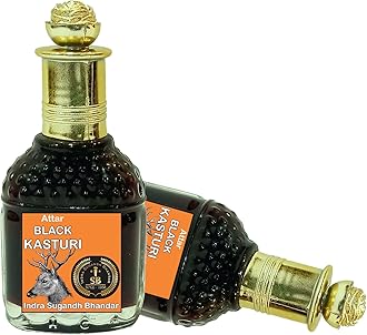 Attar For Men|Women Organic Black Musk Pure Kasturi Perfume 24 Hours Long Lasting Fragrance 25ml Rollon Fancy Gift Pack