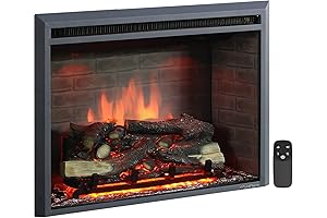 ValuxHome Electric Fireplace Insert: Experience Warmth and Ambiance at Your Fingertips