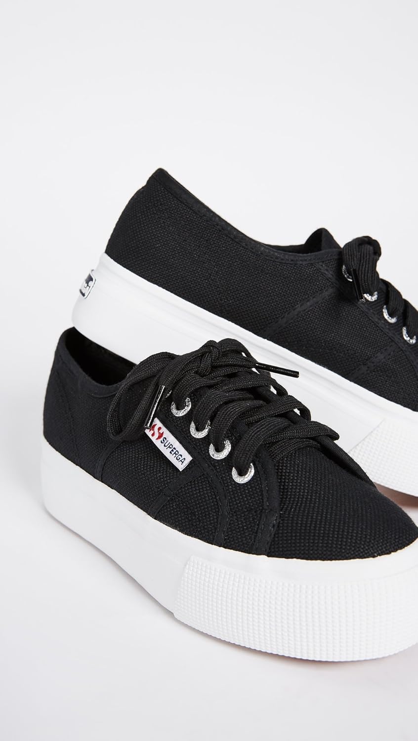 Superga Women's 2790a Cotw Fashion Sneaker 6 Black/White