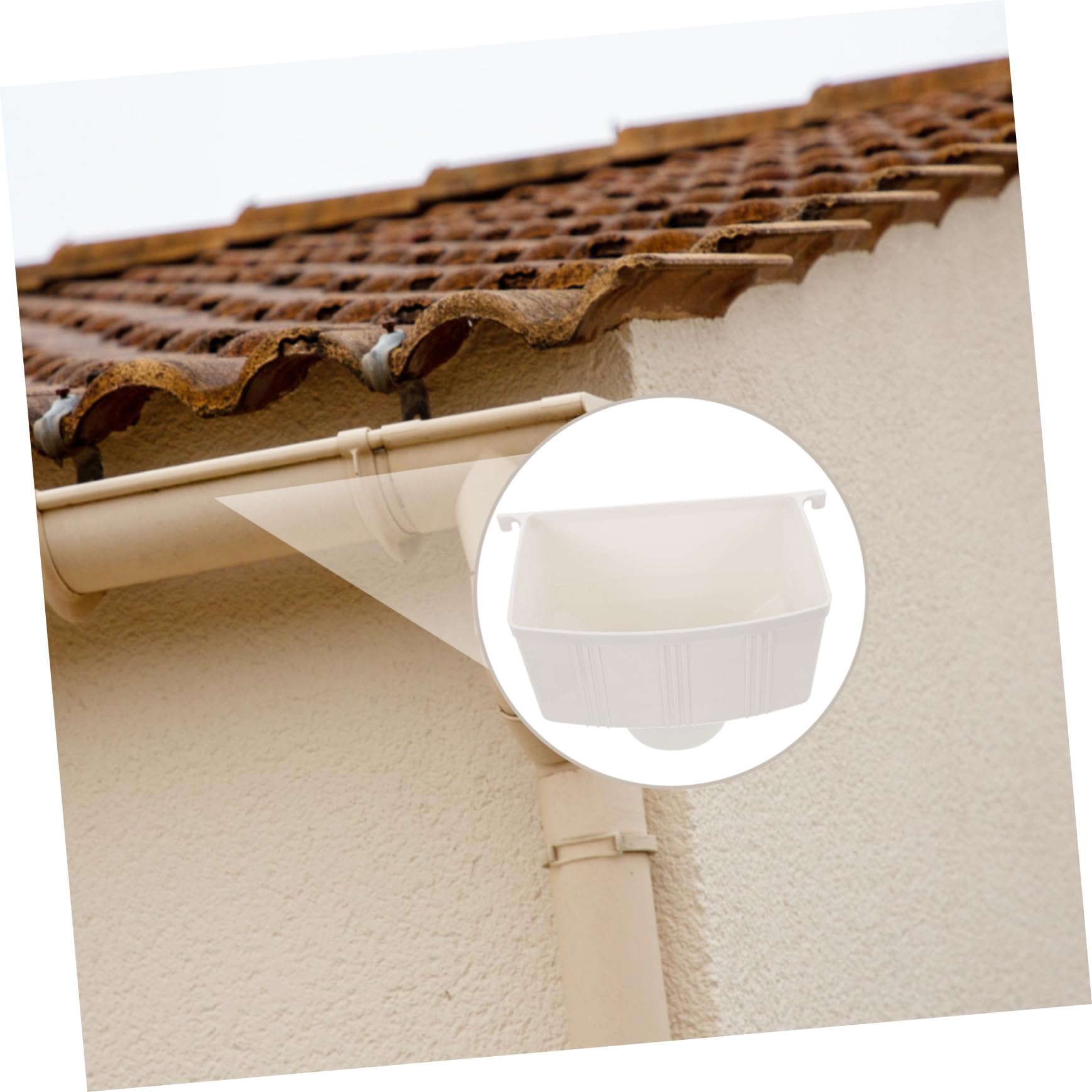 OSALADI 3piezas Colector De Agua De Lluvia Desviador De Bajante Para Barriles Resistente Fácil Instalación Compatible Canalones