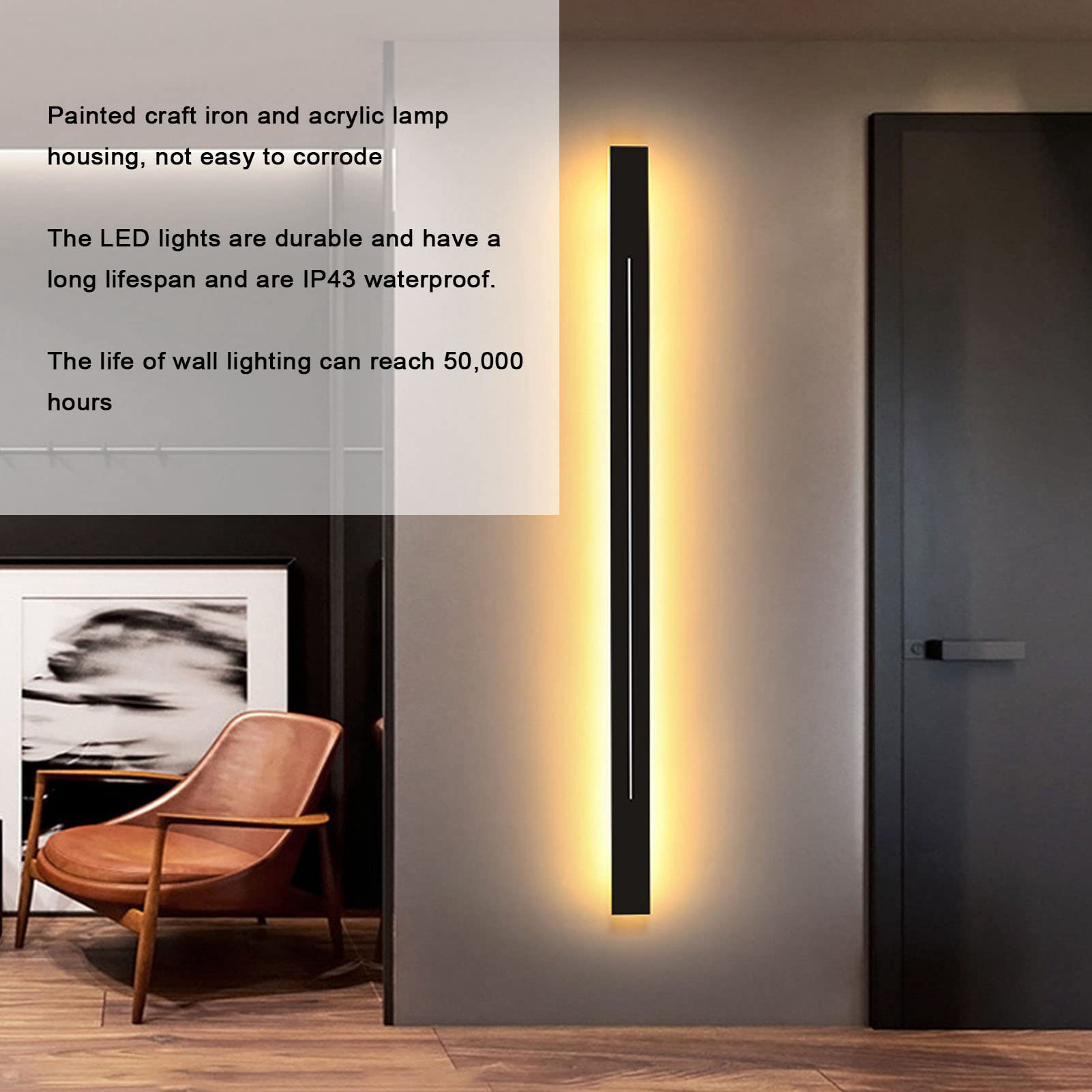 Lámpara de Pared LED (60cm)