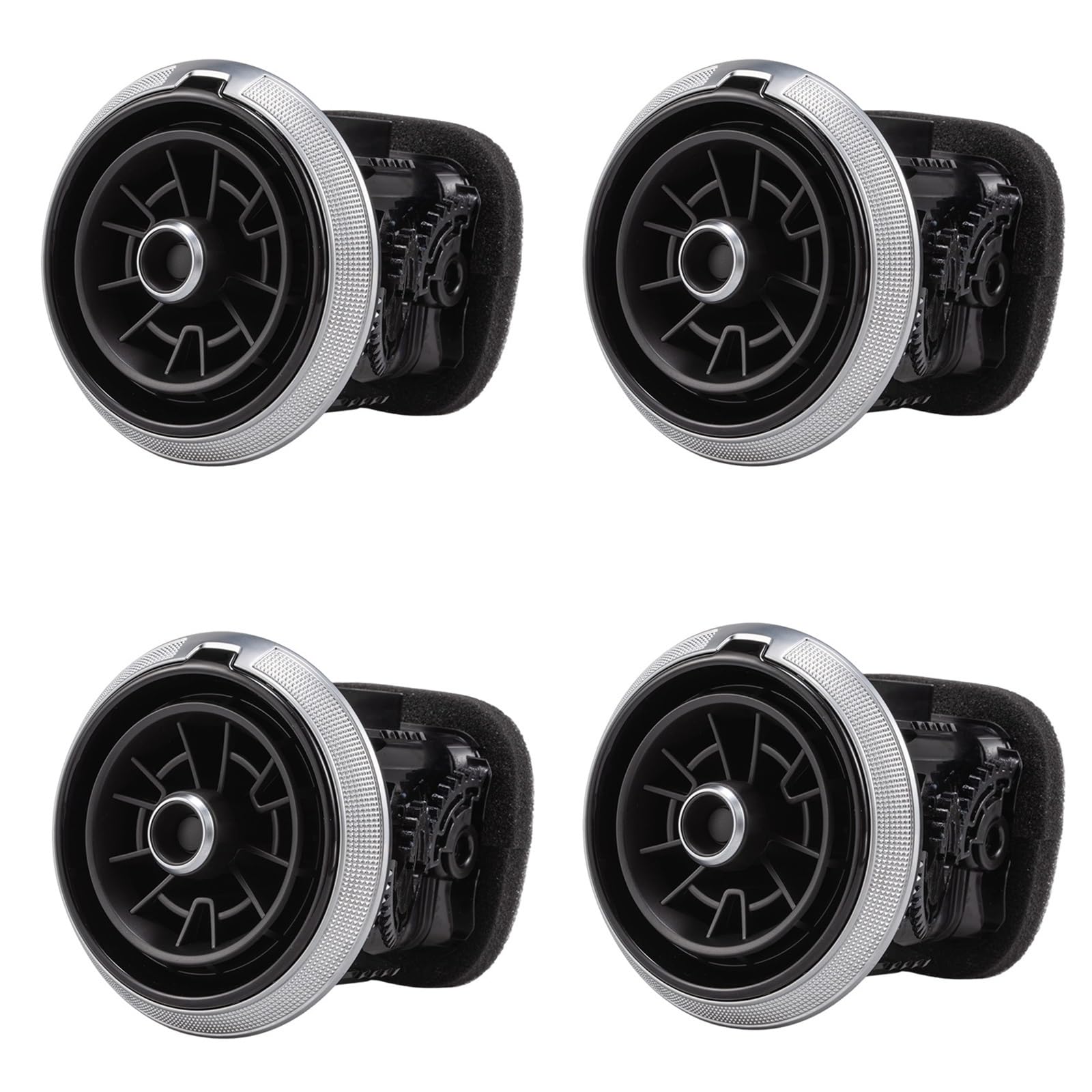 Kplounb 4 Pieces Car Dashboard Air Vent 81A820901b Dashboard Air Condition Vent Fit For Audi A3 S3 Rs3 Sportback 8V 2017-2021(4 Pieces)