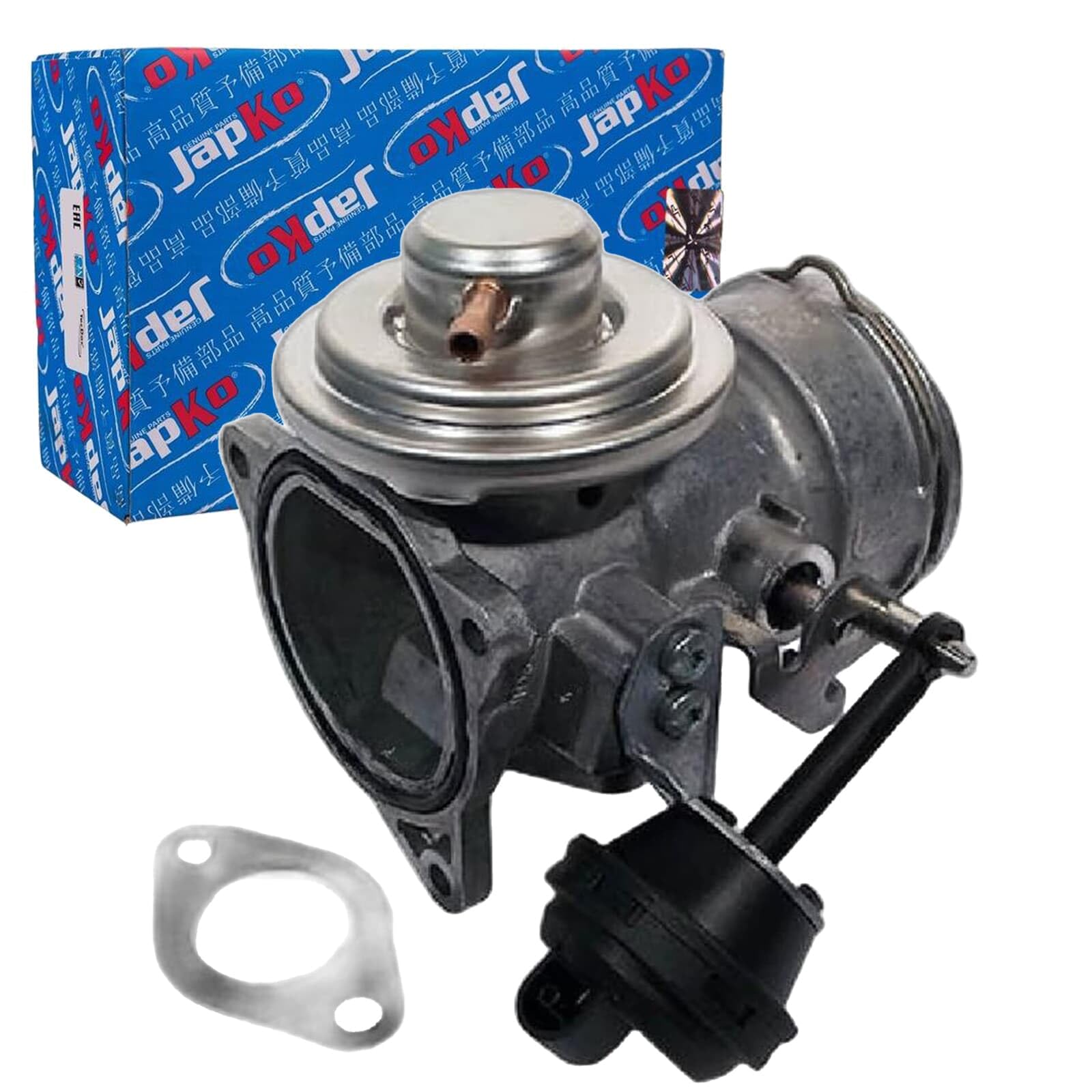 JAPKO 1500908 Válvula EGR Compatible con VW Golf 4 Hatchback 1J1 Golf 4 Variant 1J5, SKODA FABIA 6Y2 OCTAVIA 1U2, AUDI A3 Hatchback 8L1