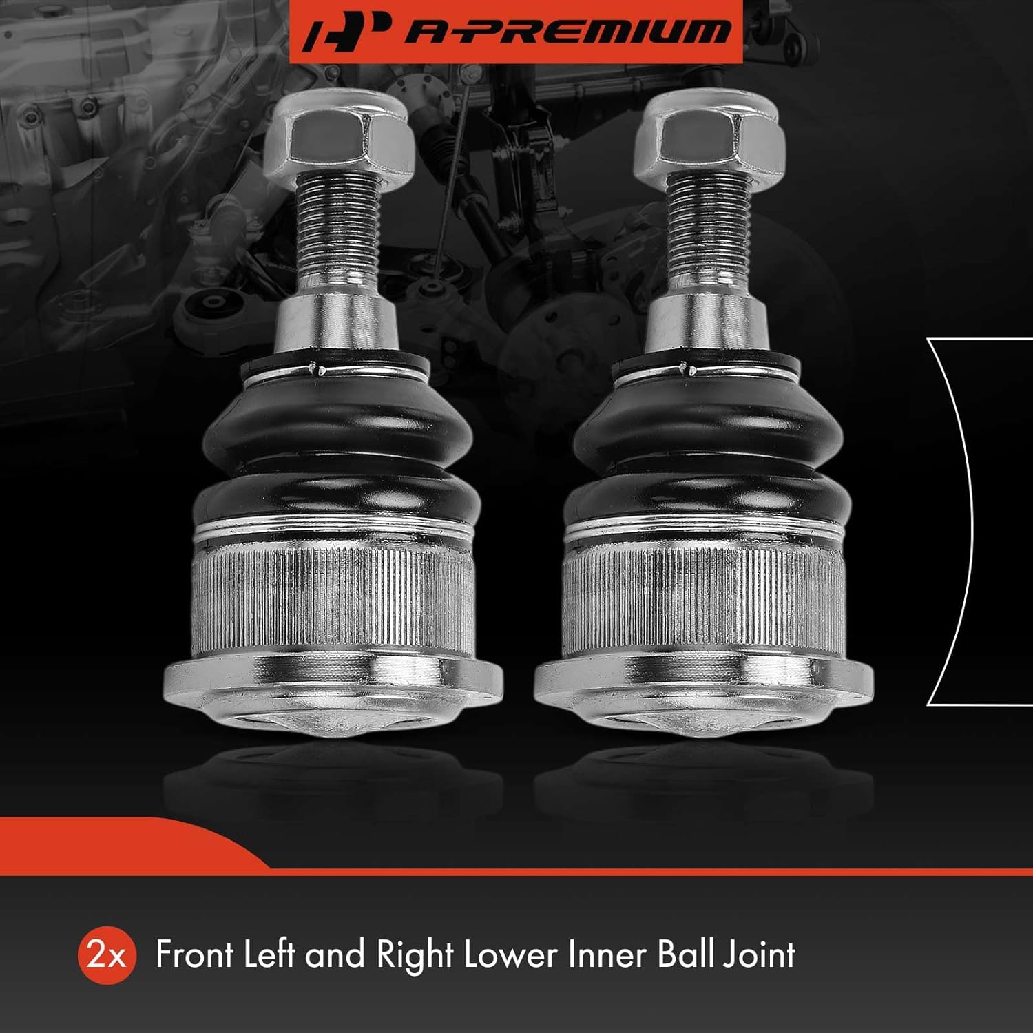 A-Premium 2 x Front Lower Inner Ball Joint, Compatible with Mini Cooper 2007-2015, From Frame